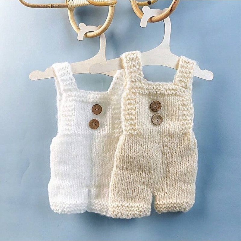 Baby Clothing Boy - Newborn Photography Props Soft Mohair Knitted