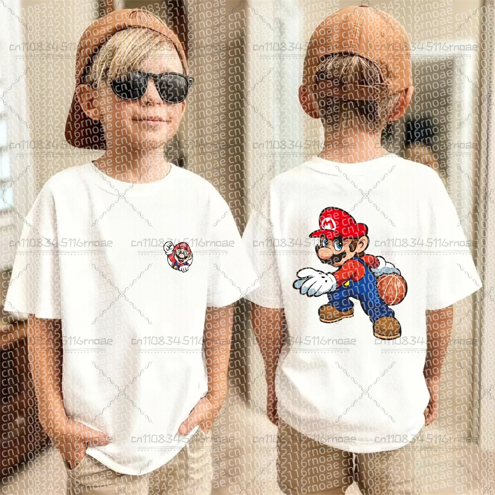 Baby Clothing Boy - Super Mario Bros. Children's Cotton T-shirt