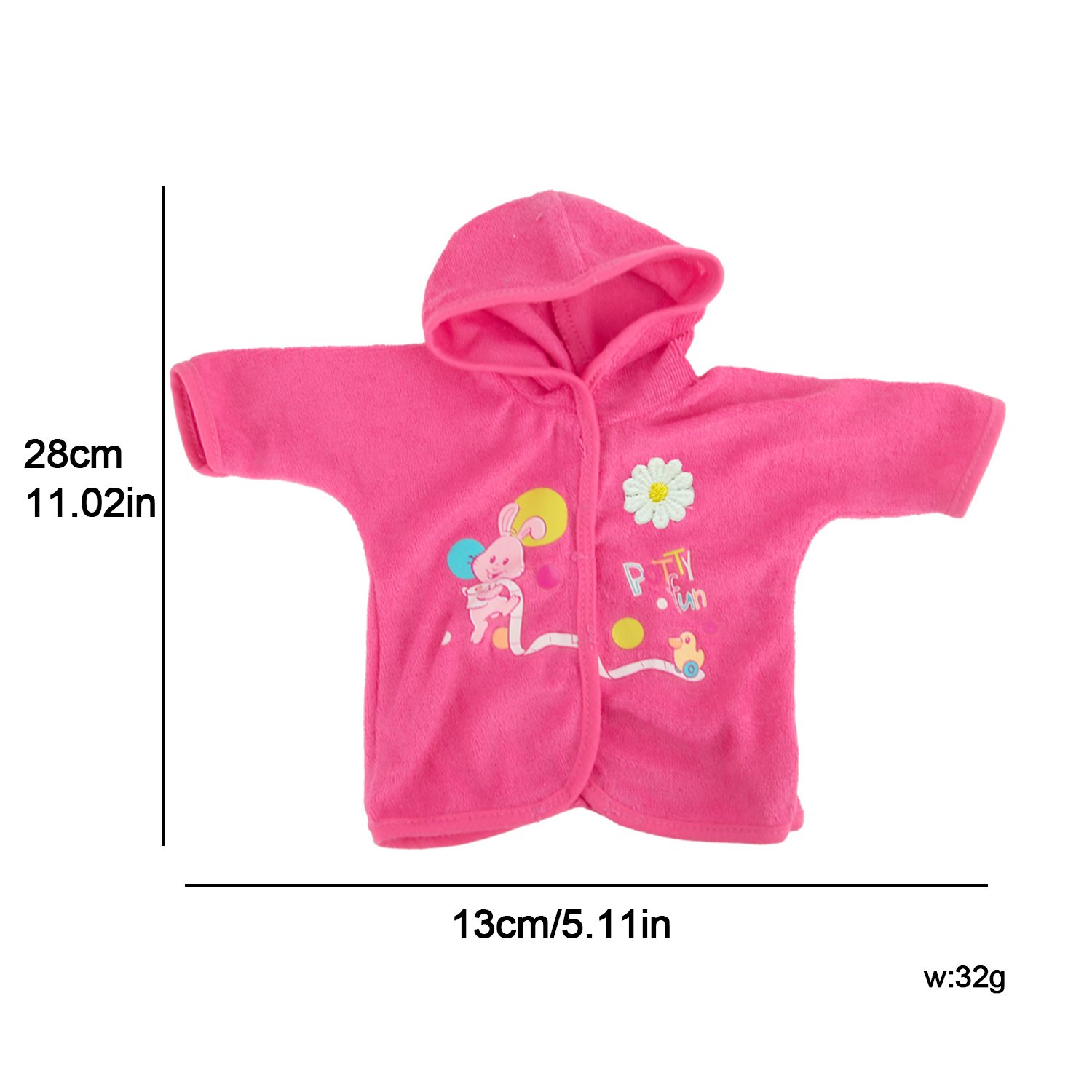 Baby Clothing Night - For 12-inch Baby Girl Doll Clothes