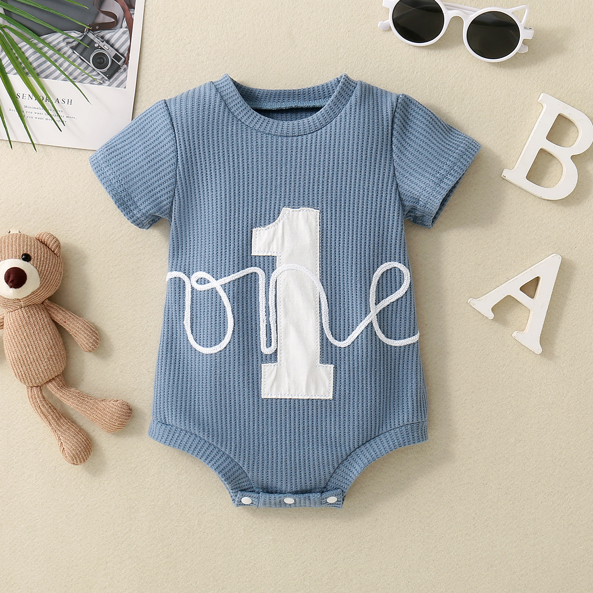 Baby Clothing Neutral - Summer Neutral Baby Boys' Blue Short
