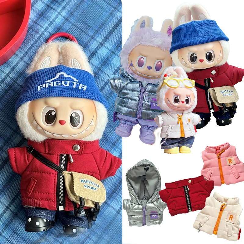 Baby Clothing Items - For 15 17cm Labubu Doll Winter