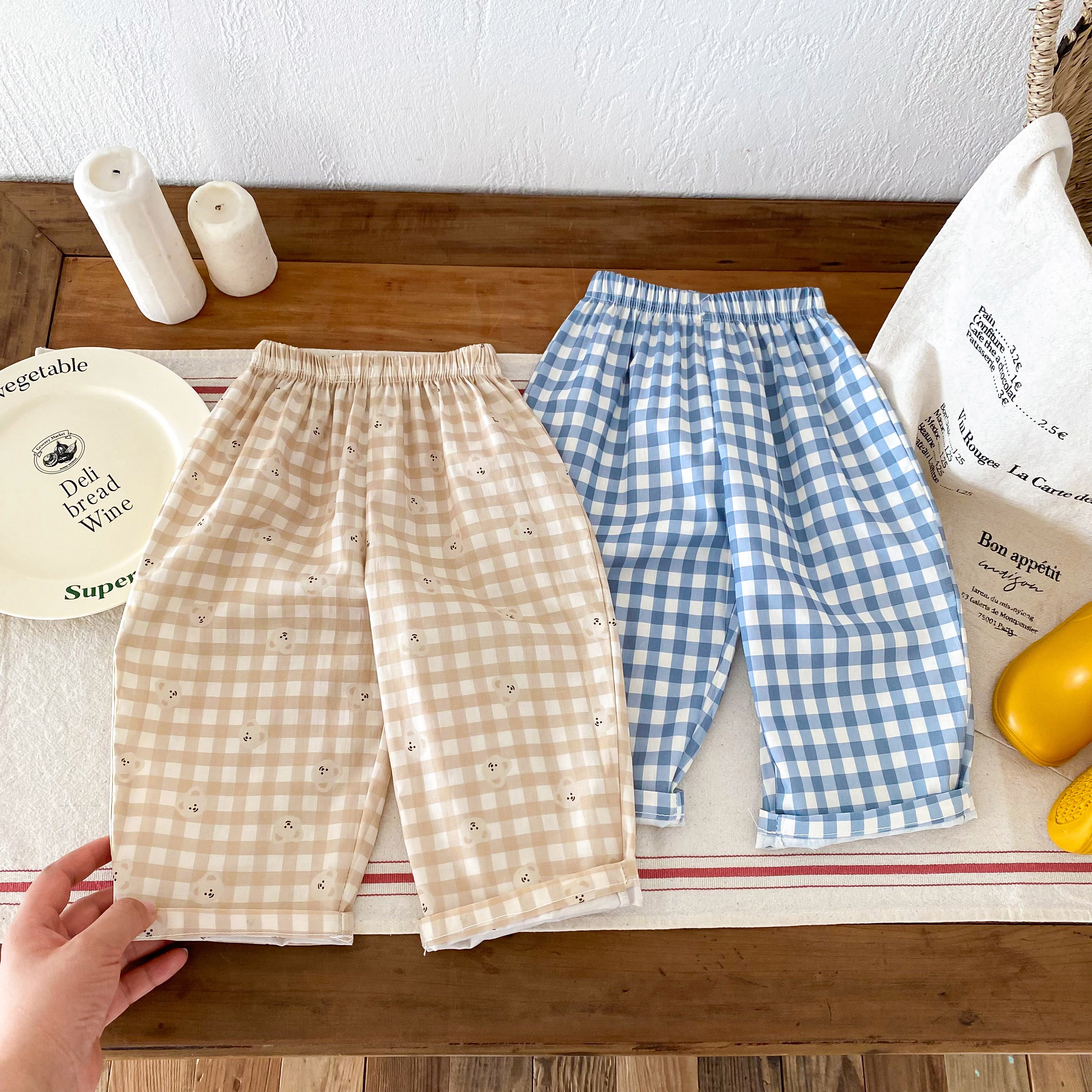 Fashion Plaid Pants Kids Boys  - Baby Boy Clothing Zara review and price
