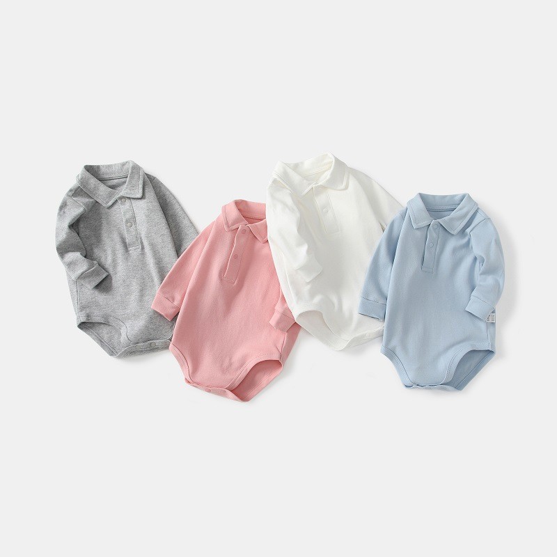 Baby Polo Collar Bodysuit 100% - Baby Sleep Suit review and price