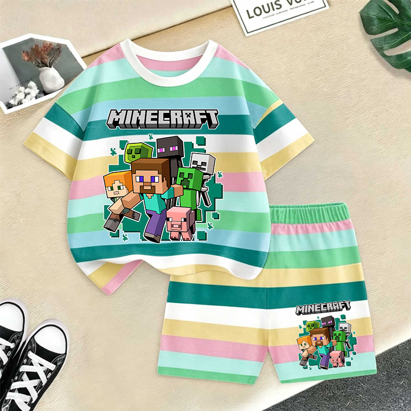 Minecrafted Girl boy Summer T  - Baby Clothing Items review and price