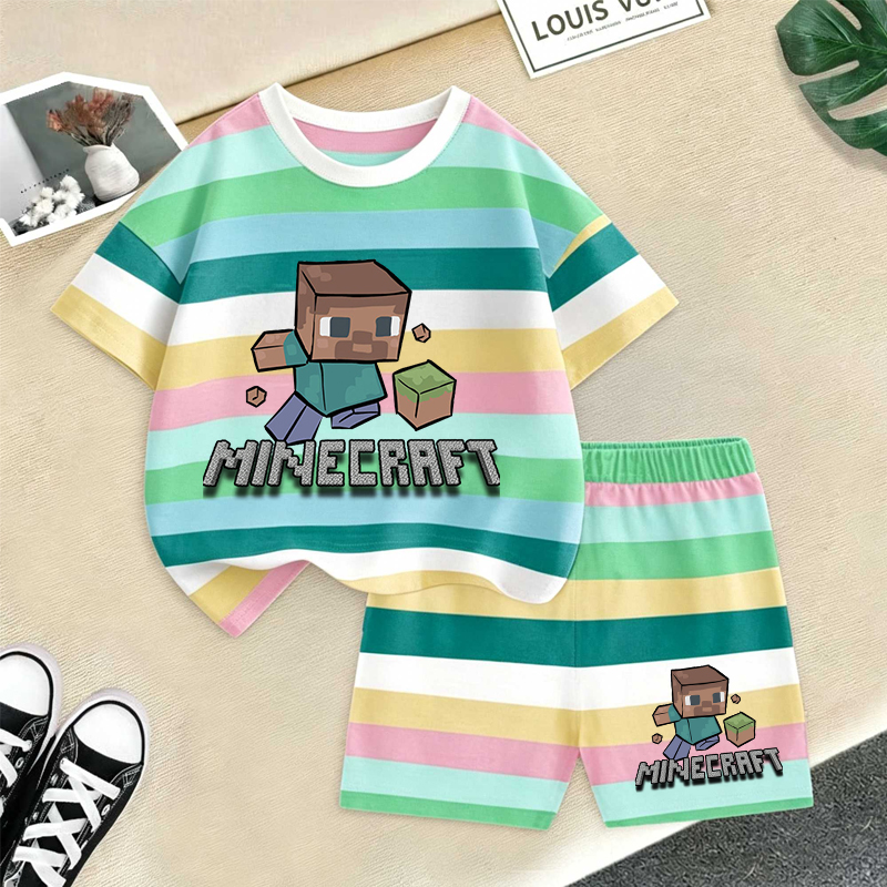 Minecrafted Girl boy Summer T  - Baby Clothing Items review and price