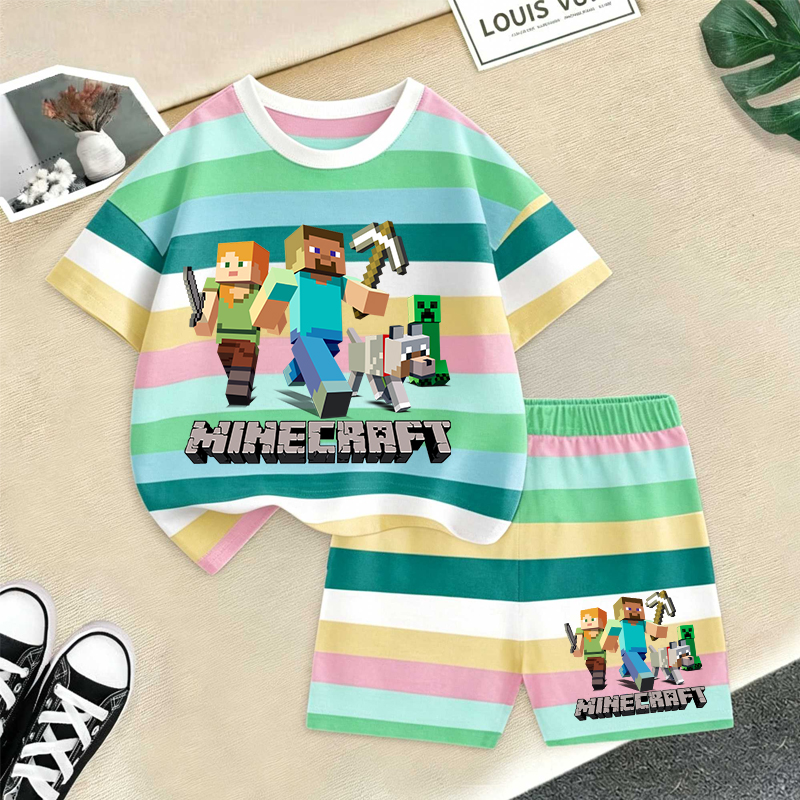 Minecrafted Girl boy Summer T  - Baby Clothing Items review and price