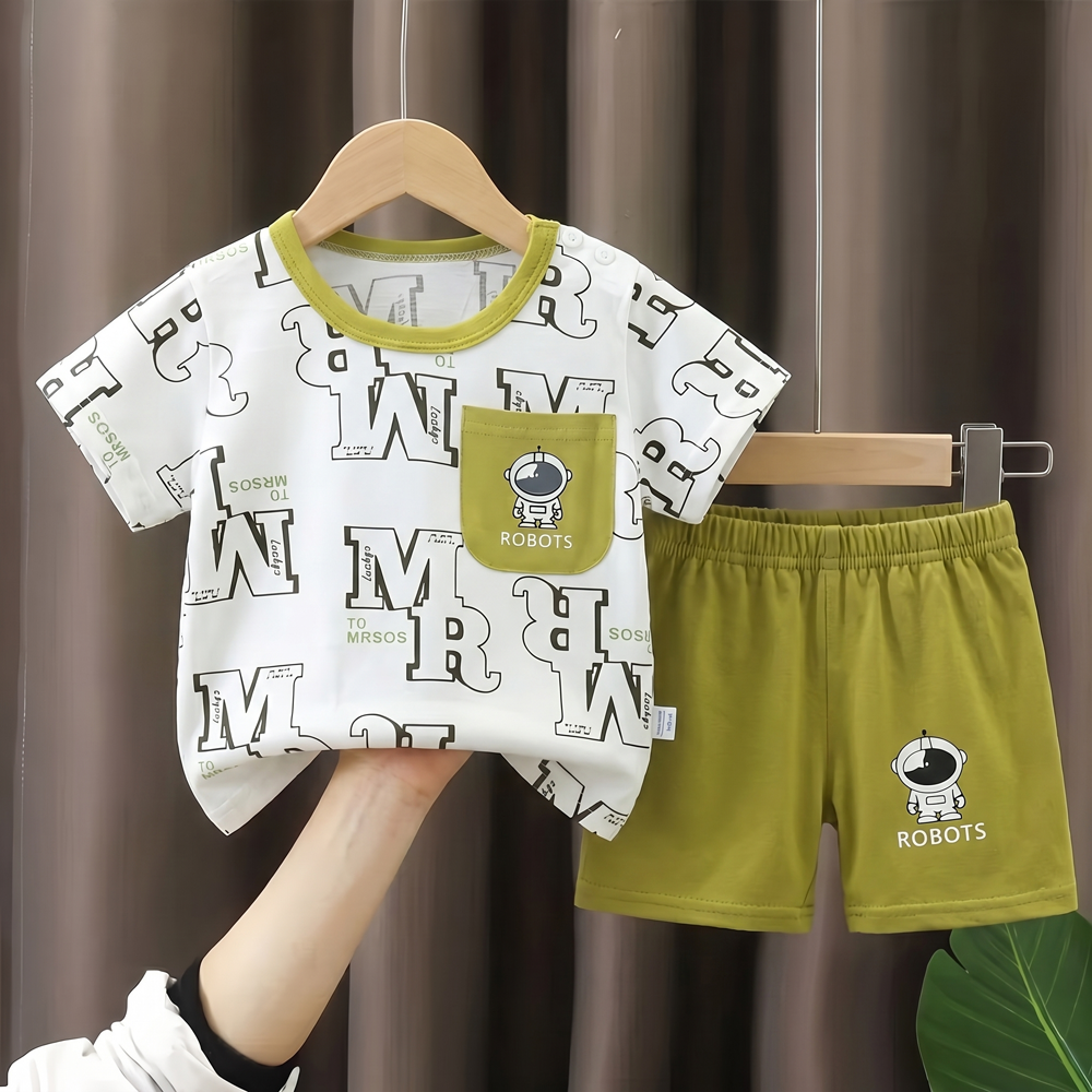 2PCS 2026 Summer Baby Boys Cot - Baby Clothing Bundles review and price