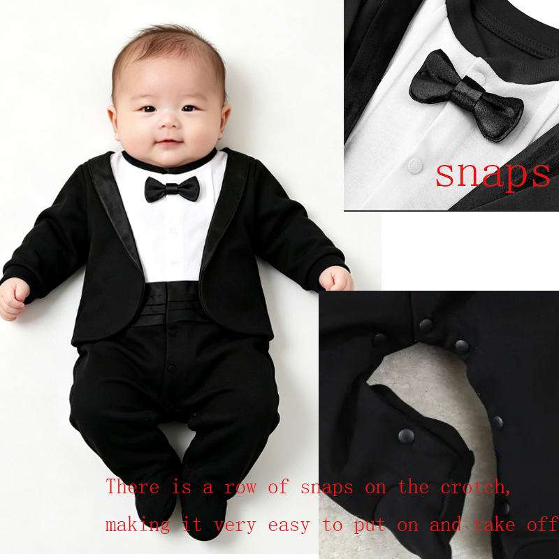 Newborn Boy Gentleman Tuxedo F - Baby Sleep Suit review and price