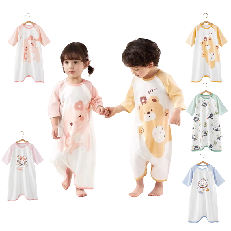 Summer Girl Boy Nightgown Cart - Baby Clothing Night review and price