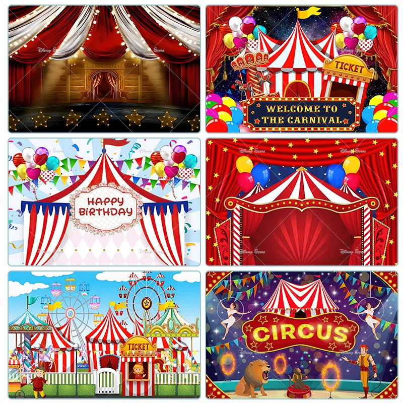 Red Circus Tent Backdrop For C - Baby Clothing Night review and price