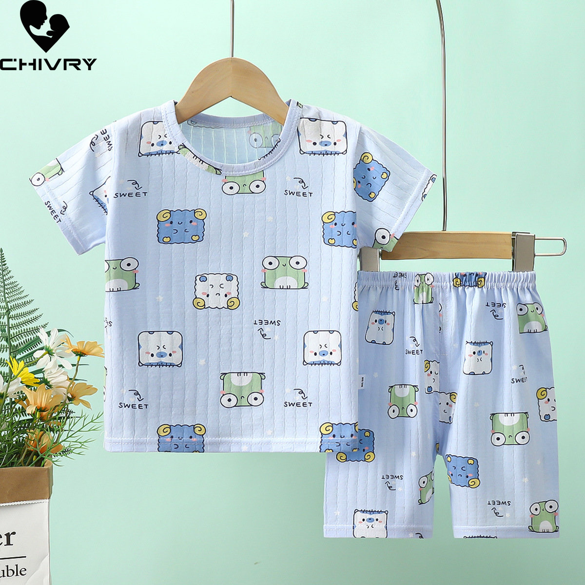 Kids Summer Thin Soft Pajamas  - Baby Sleep Suit review and price