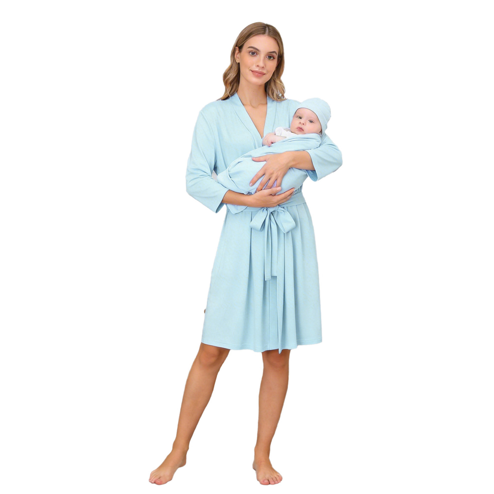 Mommy and Me Robe Swaddle Set  - Baby Clothing Night review and price