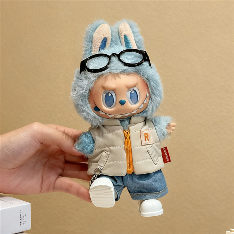 For 15 17cm Labubu Doll Solid  - Baby Clothing Items review and price