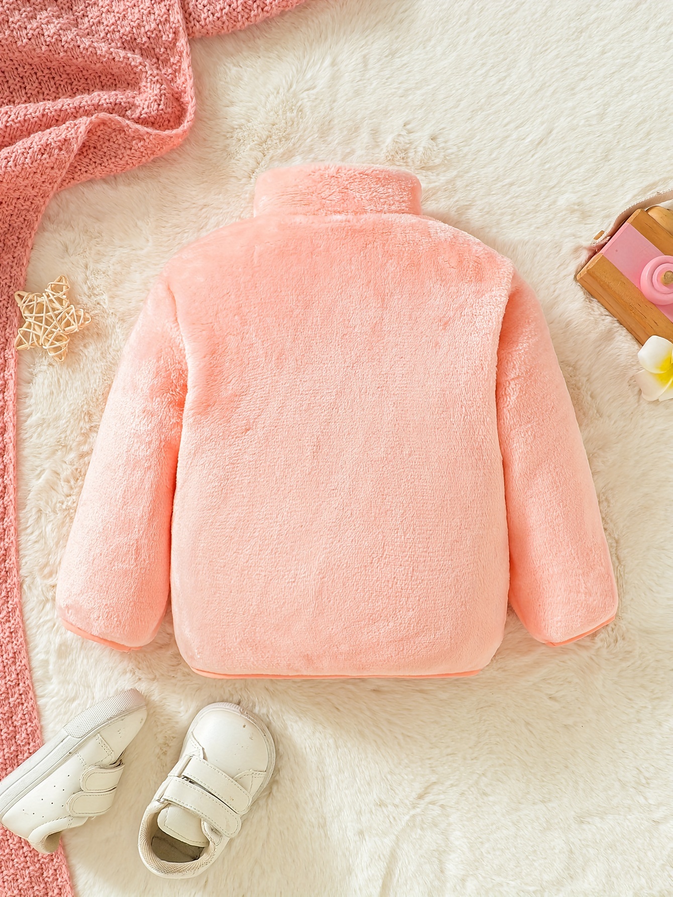 Unisex Plush Zipper Jacket for - Baby Clothing Neutral review and price