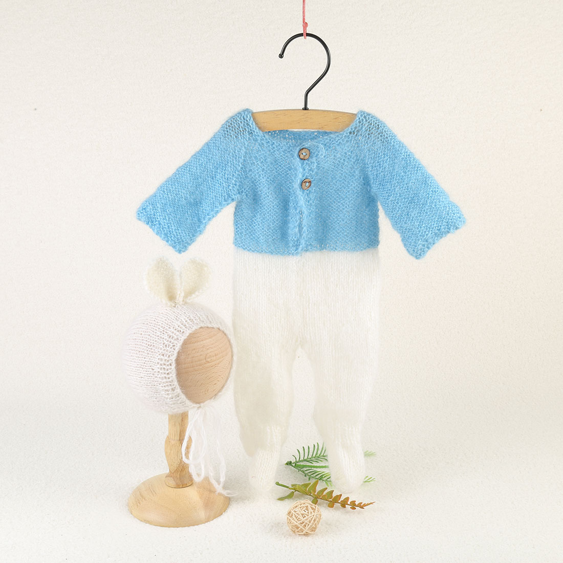 Vintage Knit Fluffy Teddy Bear - Baby Sleep Suit review and price