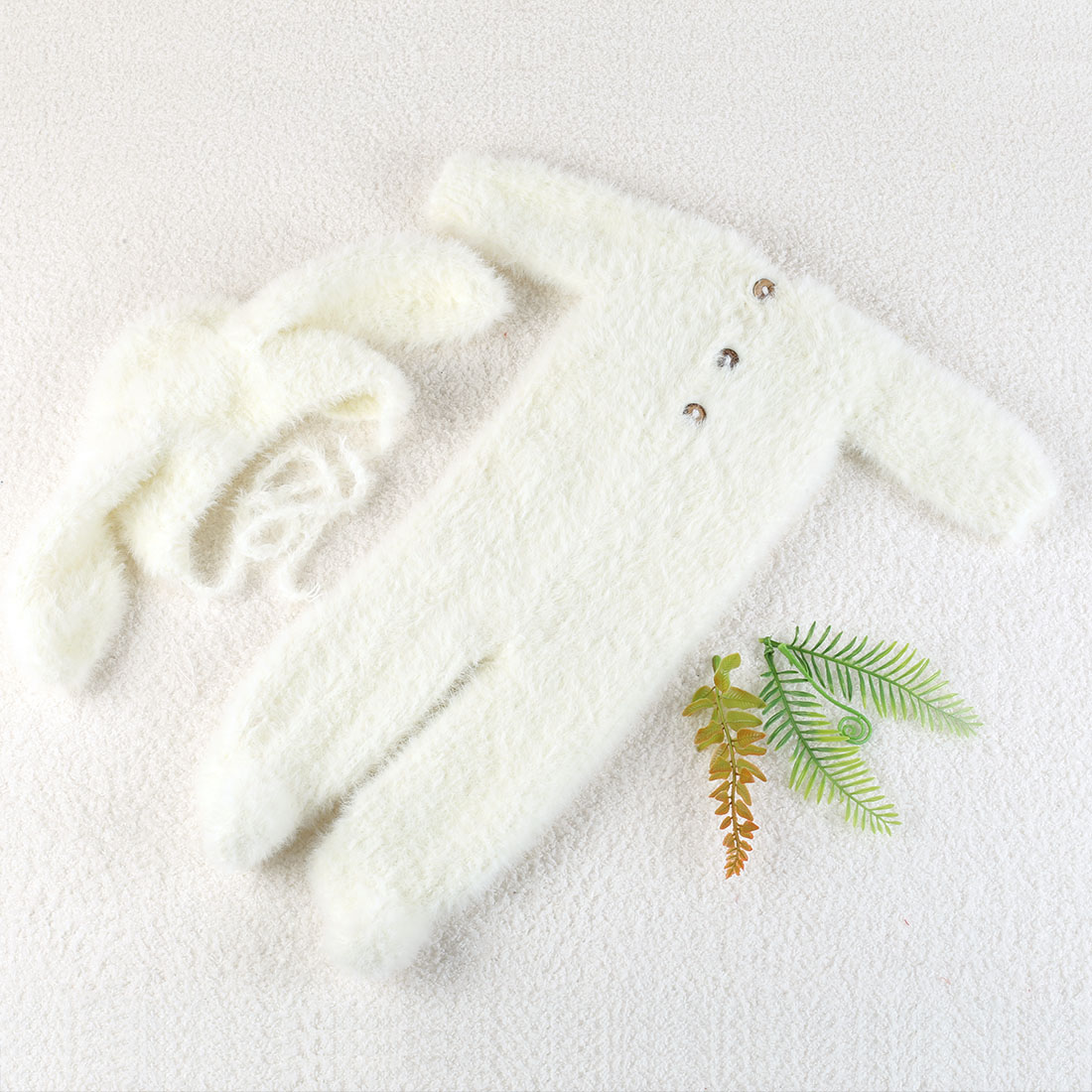 Vintage Knit Fluffy Teddy Bear - Baby Sleep Suit review and price