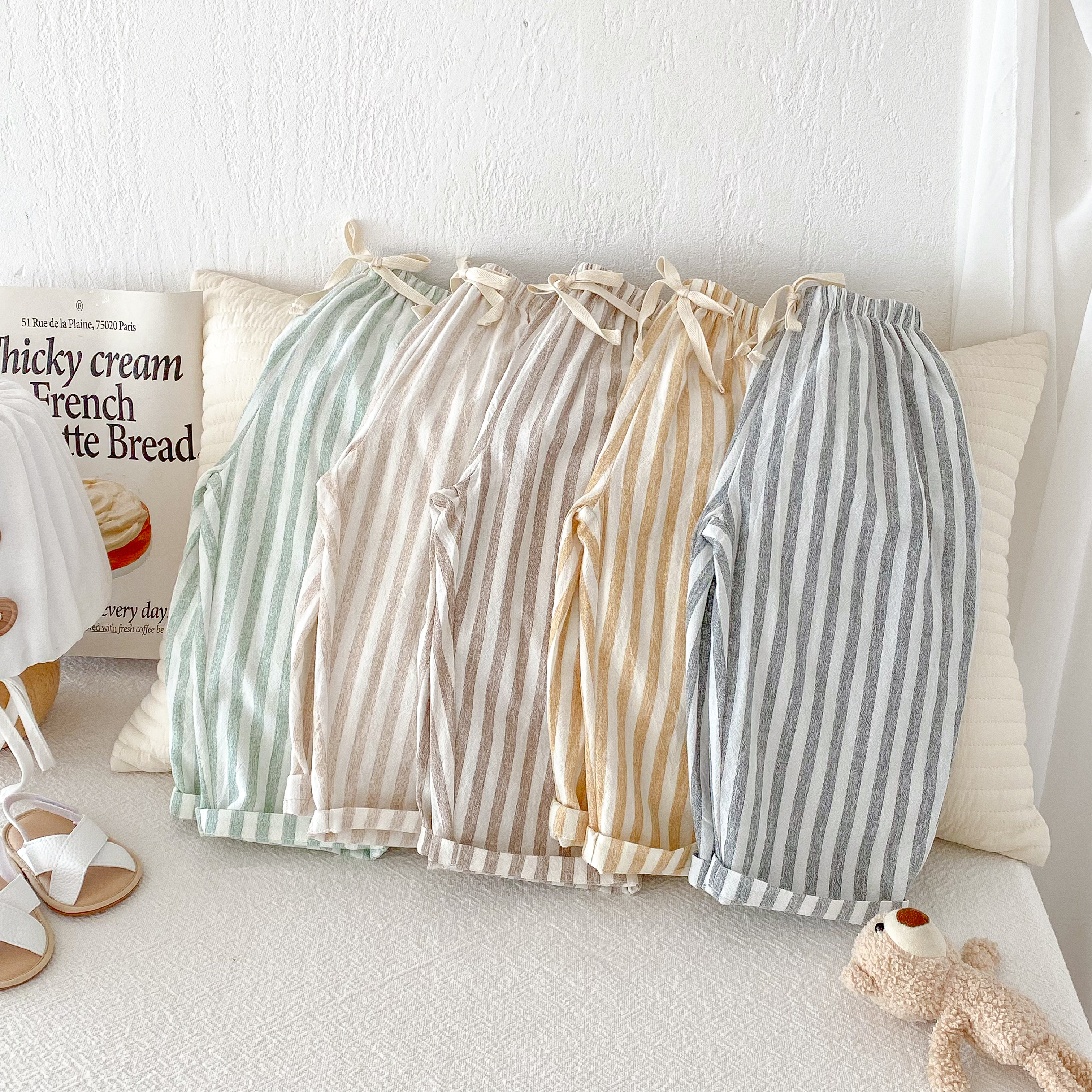 Vintage Linen Cotton Stripe Pa - Baby Boy Clothing Zara review and price