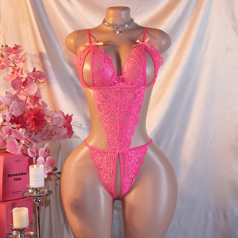 One-piece Hollow Rose Lace Tra - Baby Clothing Bundles review and price