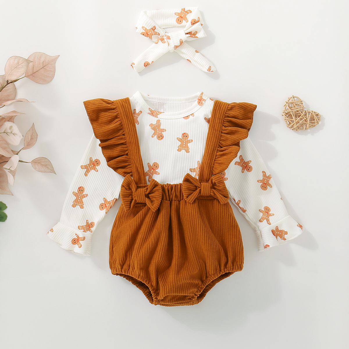 Neutral Gingerbread Baby Rompe - Baby Clothing Neutral review and price
